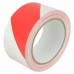 50mm x 33m Red/White Adhesive Hazard Tape